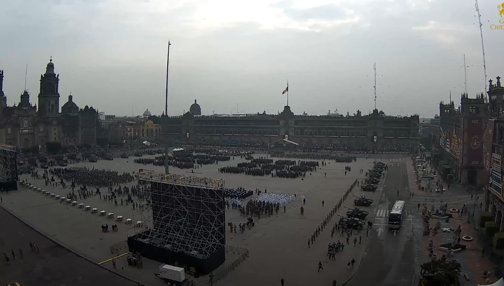 Zocalo Metropolitan Cathedral Live Webcam Mexico