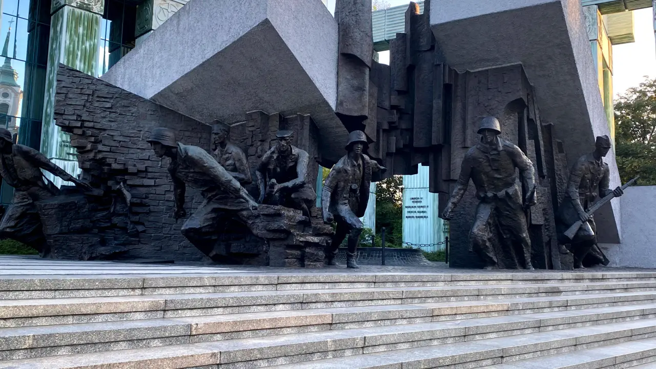 Pomnik Powstania Warszawskiego (The monument to the Warsaw Uprising)