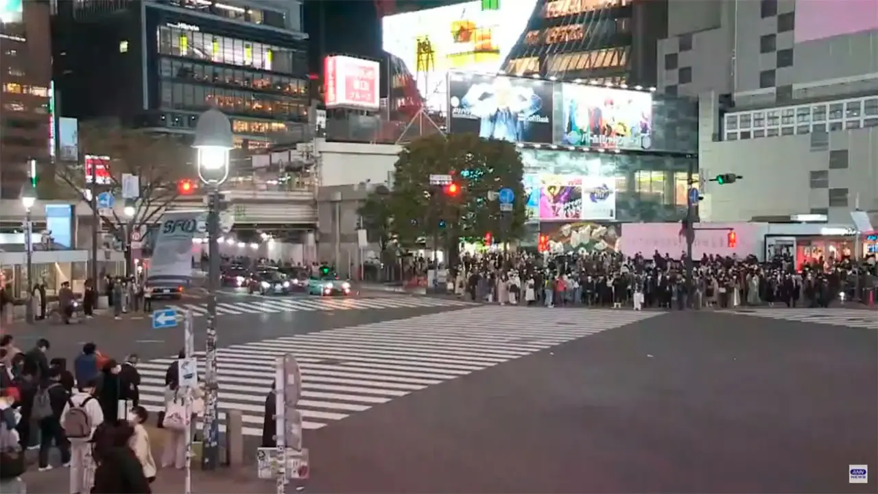 Japan Worldview Shibuya Scramble Crossing Live Webcam - Tokyo, Japan 🎦