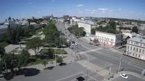 Astrakhan, Astrakhan Kremlin, and October Square