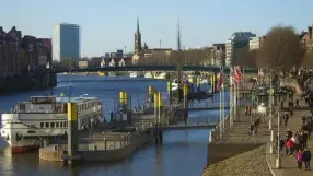Bremen, Schlachte promenade