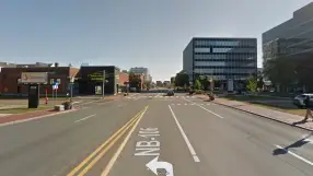 City traffic in Moncton
