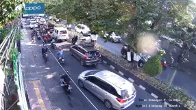City traffic in Yogyakarta