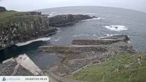 Harbour on Mykines island