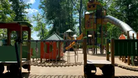 Tukums City Park and playground