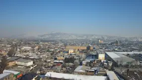 Panorama of Jalal-Abad city