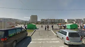 Magadan, central square