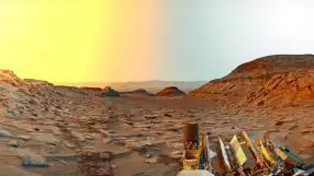 Mars from Curiosity rover