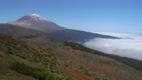 Tenerife, Mount Teide, view to the northwest