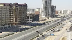 Panorama of Aktau city