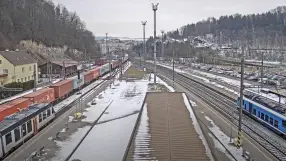 Railway station in Ústí nad Orlicí