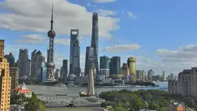 Huangpu River and the Waibaidu Bridge
