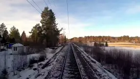 Sweden Railway Cab Ride