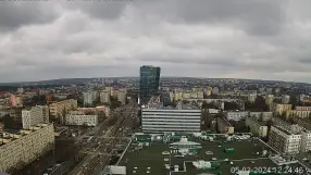 Panoramic view of the city of Szczecin