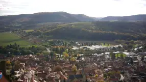 Treffurt from Normannstein Castle