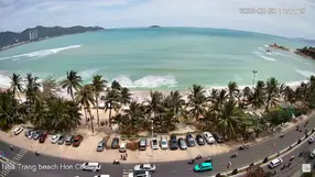 View of the sea and beach in Khánh Hòa