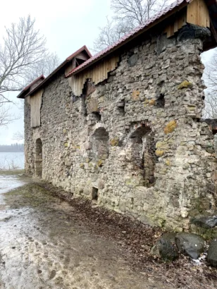The ruins of Lielvarde Castle