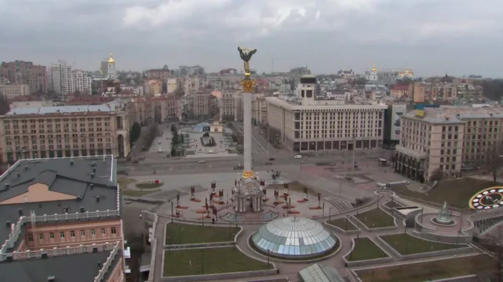 Plaza de la Independencia de Kiev miniatura
