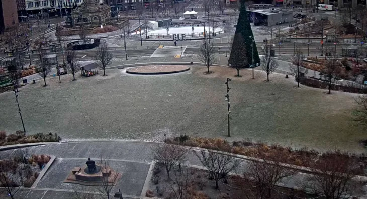 Площадь Кливленд в Огайо. картинка