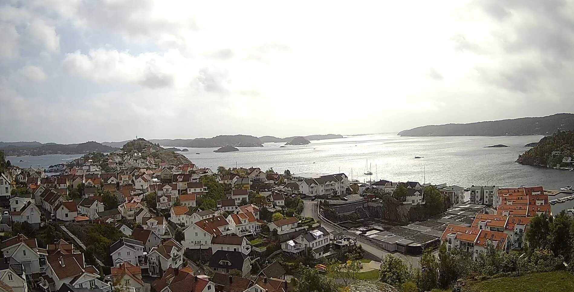View of the entrance to Kragerø - Kragerøfjord - Live Webcam in Norway 🎦