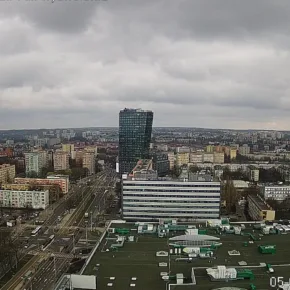 Panoramautsikt over byen Szczecin miniatyrbilde