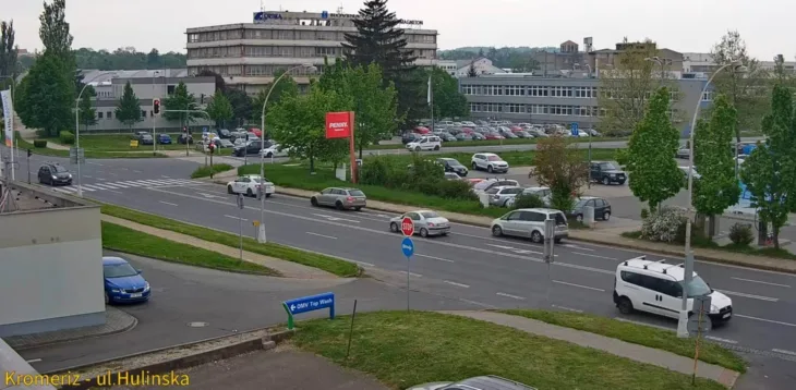 Kroměříž city traffic thumbnail