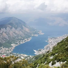 Panorama over Kotor miniatyrbilde