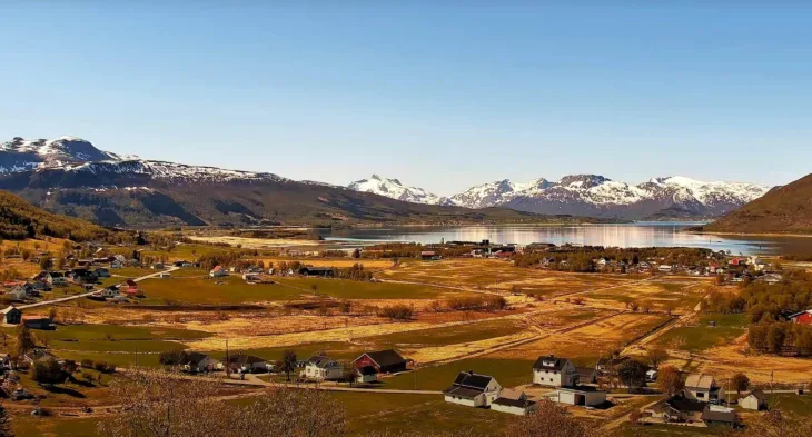 Tjeldsund utsikt miniatyrbilde