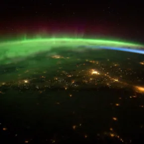 Auroras boreales en línea, Polo Norte miniatura
