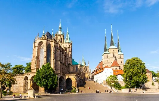 Erfurt, place de la cathédrale vignette