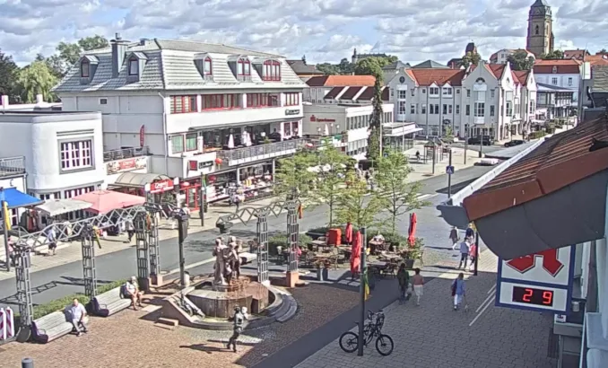 Бад Вильдунген, улица Брунненштрассе картинка