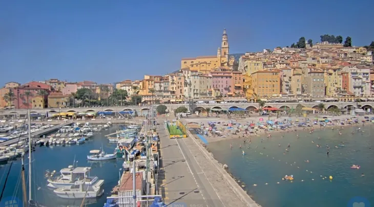 Menton, Sablettes-stranden miniatyrbilde
