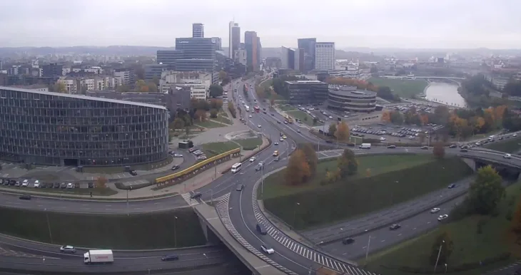 Panorama over Vilnius miniatyrbilde