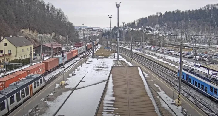Jernbanestasjonen i Ústí nad Orlicí miniatyrbilde