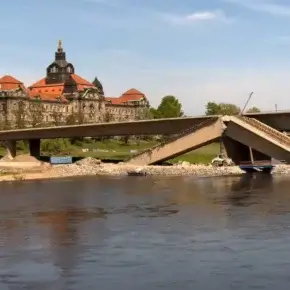 Carolabrücke i Dresden miniatyrbilde