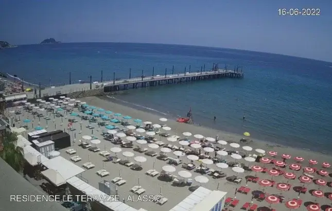 Alassio-stranden miniatyrbilde