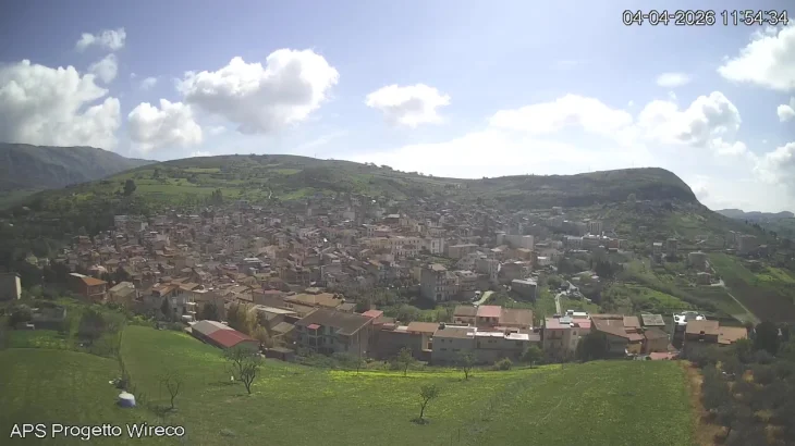 Panorama de Baucina, Sicília miniatura